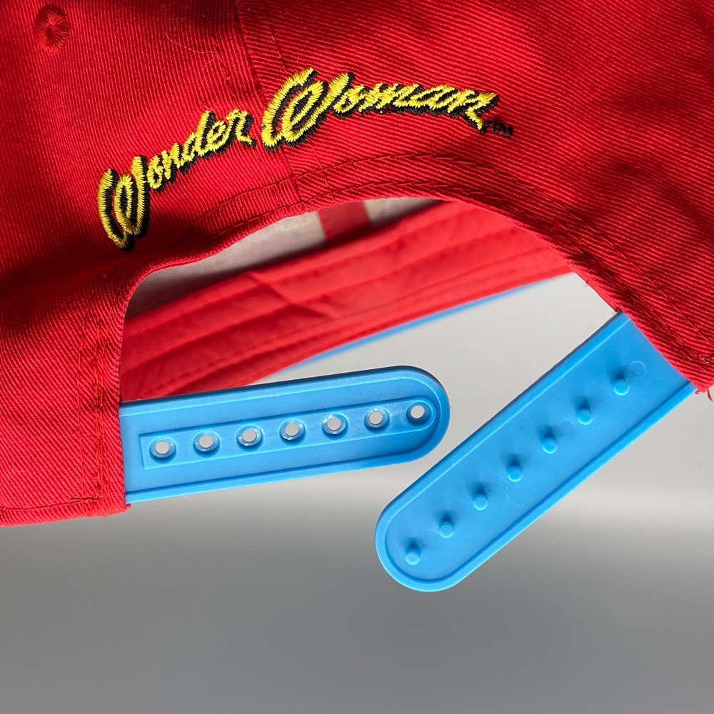 Wonder Woman Baseball Cap‎ DC Comics Classic Red Blue Gold Snap Back Adjustable - Picture 12 of 12